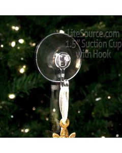1.5&quot; Suction Cup with Hook, 6 count