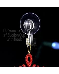 1&quot; Suction Cup with Hook, 12 count