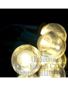 G30 Sun Warm White LED Replacement Bulb E12 Base - Transparent Style