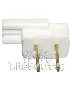 Male Gilbert Plug White SPT-1