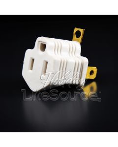 Grounding Adapter, Ivory