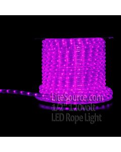 Purple LED Rope Light - 1/2 inch 120v