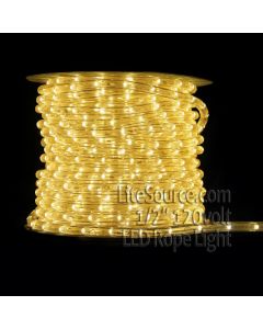 Warm White LED Rope Light - 1/2 inch 120v