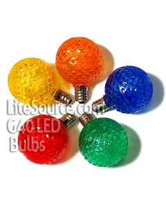 G40 Multi SMD LED Replacement Bulbs Candelabra E12 Faceted Style