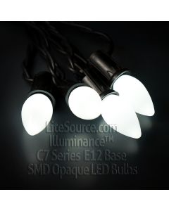 Illuminance™ Opaque Smooth C7 Series Cool White SMD LED Retrofit Replacement Bulb Candelabra Base E12