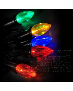 Illuminance™ C7 Series Multi SMD LED Smooth Retrofit Replacement Bulb Candelabra Base