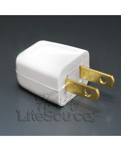 Easy Install Quick Male Plug White SPT-1