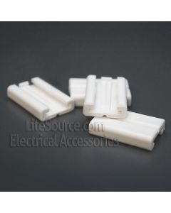 Replacement Plug Back for Gilbert Plug (Sliding Back Only): White