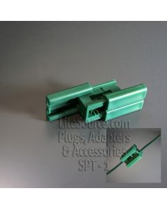 Gilbert Style Slide On Splice Connector SPT-1; Green