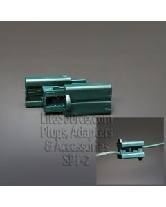 SPT 2 Gilbert Style Slide On Splice Connector SPT-2; Green