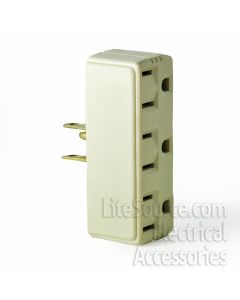 Three Outlet Grounding Tap, 15 AMP