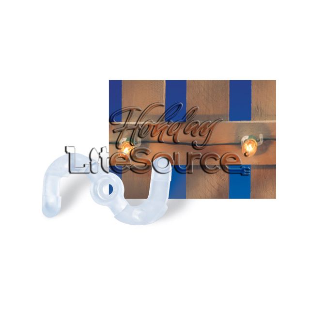 Surface Clips; Christmas Light Fence Clip, 500 Count