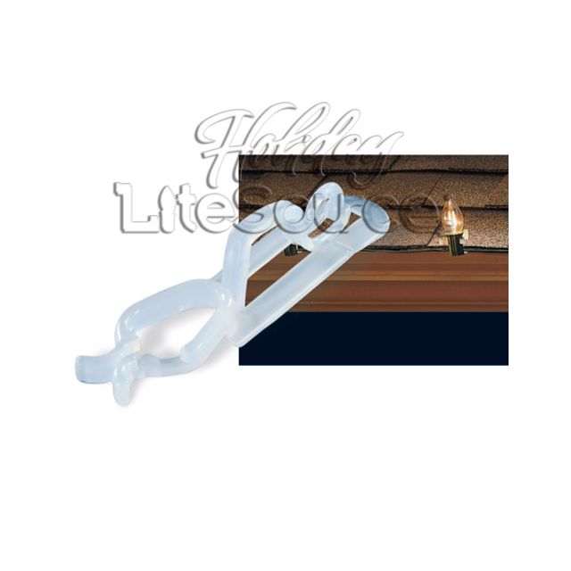 All-In-One Clip Plus; Christmas Light Shingle Gutter Clip, 500 Count