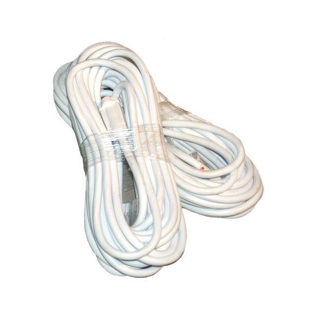 20 Foot White Medium Duty Extension Cord