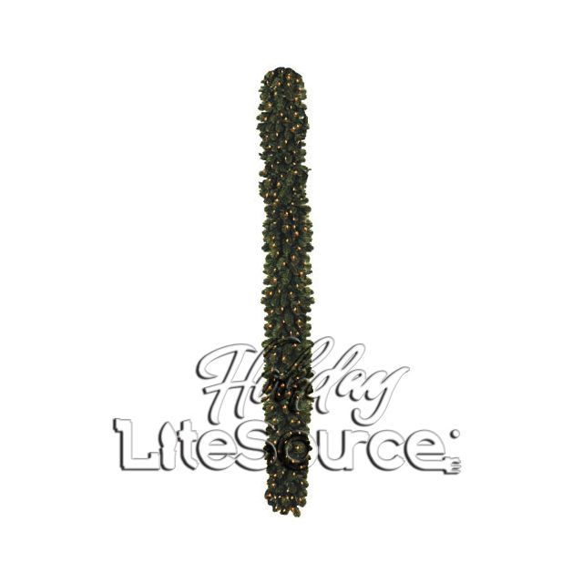 Incandescent 9' x 14" Prelit Deluxe Oregon Fir Christmas Garland