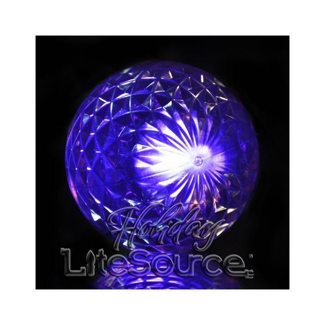 Purple LED Replacement Bulbs G50 Intermediate Style