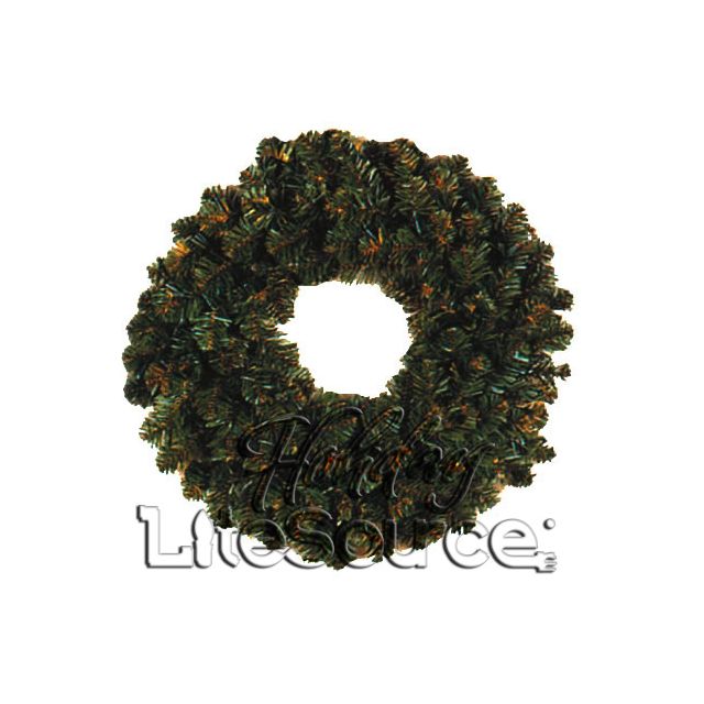 24&quot; Unlit Deluxe Oregon Fir Christmas Wreath
