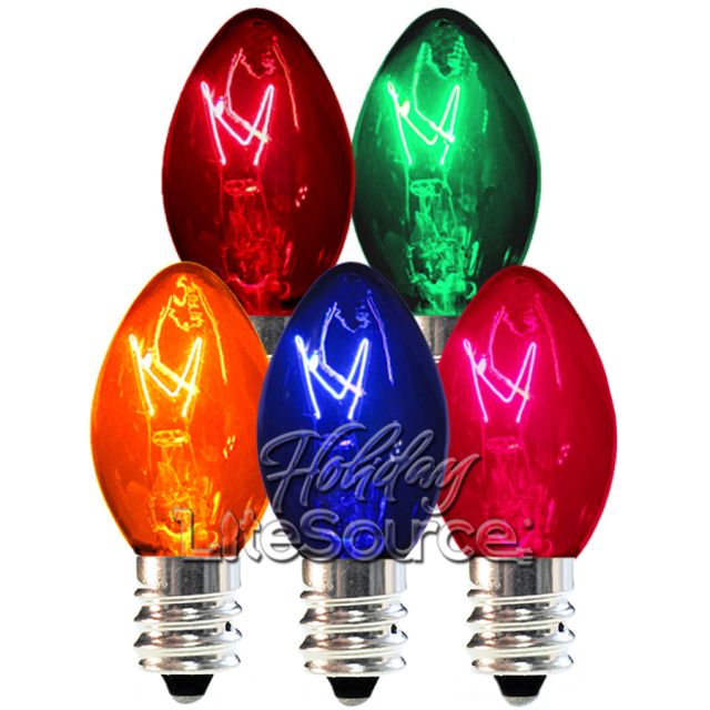 Multi Replacement Bulbs C7 5W Candelabra Style