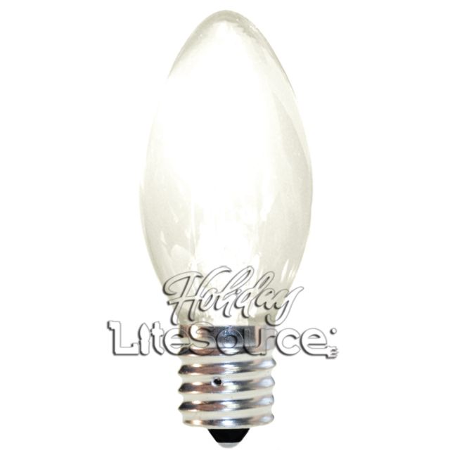 Clear Replacement Bulbs C9 7W Intermediate Style