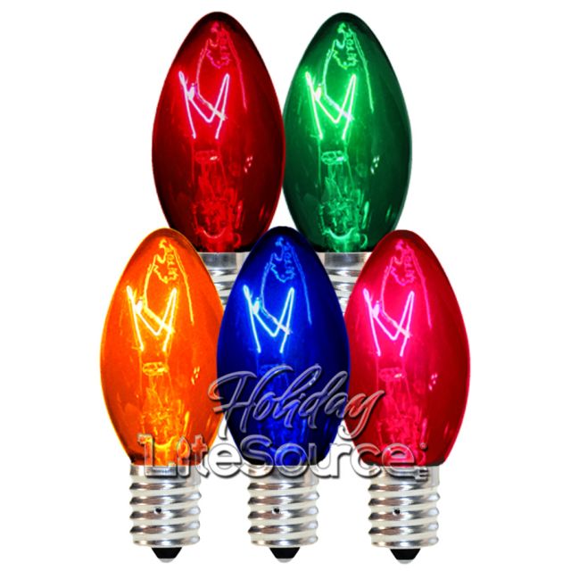 Multi Replacement Bulbs C9 7W Intermediate Style