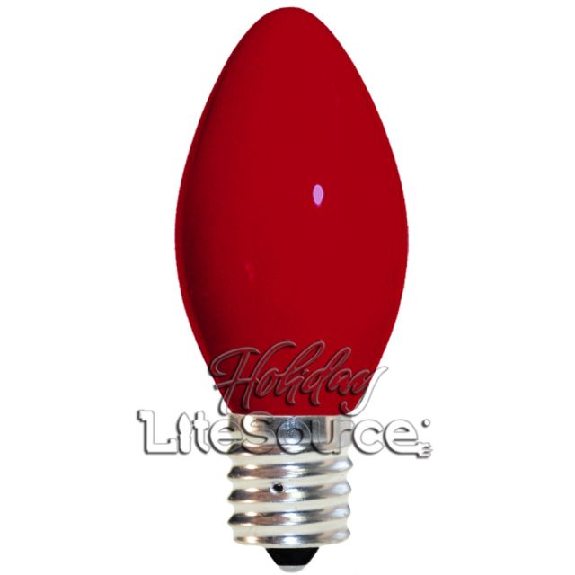 Red Replacement Bulbs C9 Traditional Ceramic Style