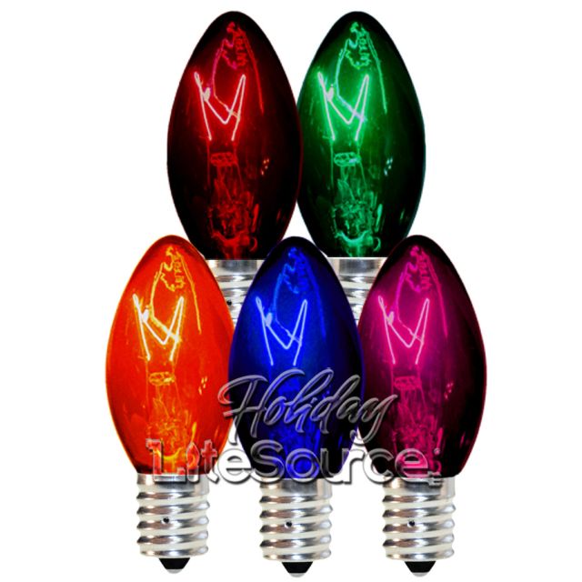 Dark Multi Replacement Bulb C9 Intermediate Triple Dip Style
