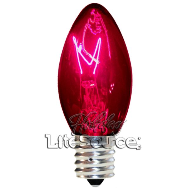 Purple Twinkle Replacement Bulbs C9 Intermediate Style