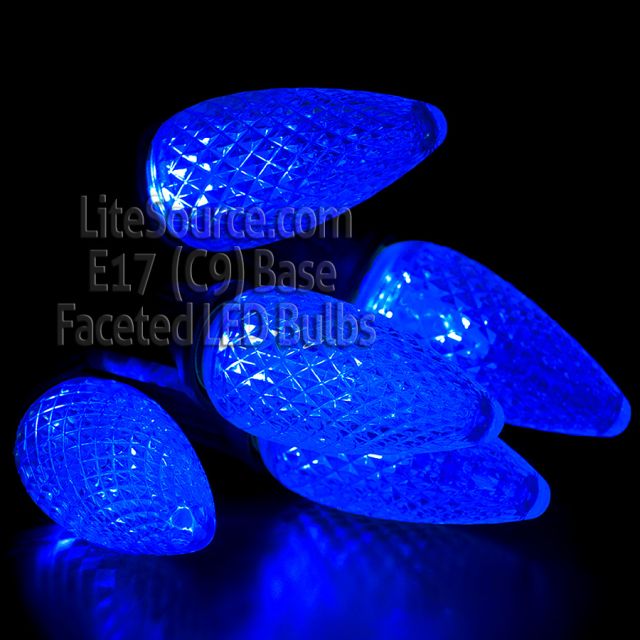 Blue SMD LED Replacement Bulbs C9 Intermediate Base