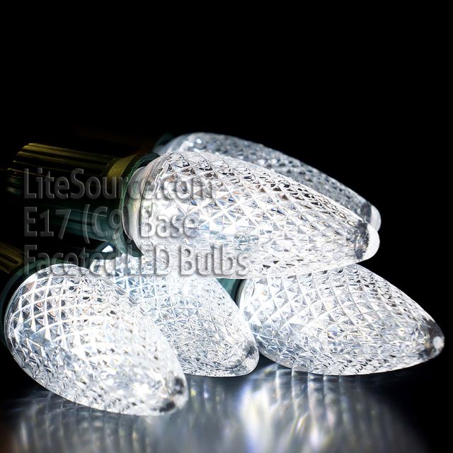 Cool White SMD LED Replacement Bulbs C9 Intermediate Base