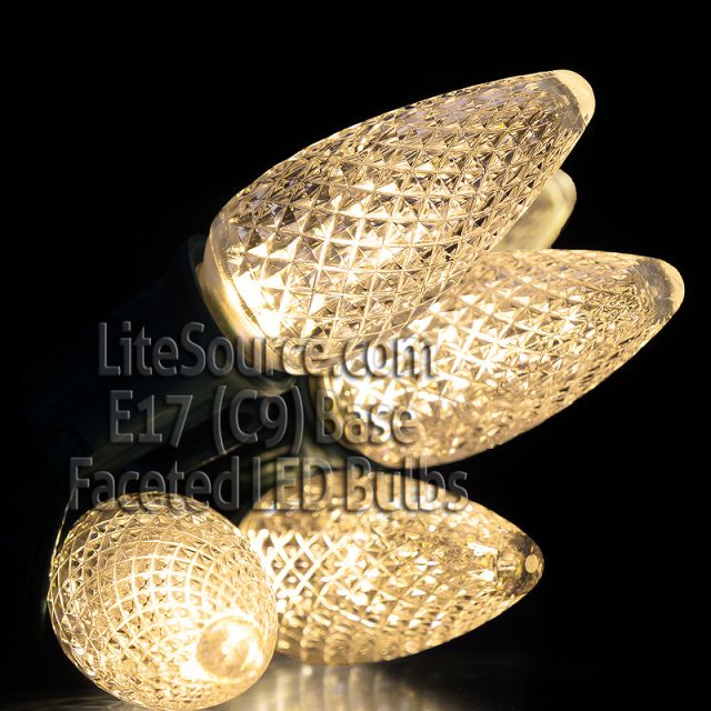 Sun Warm White SMD LED Replacement Bulbs C9 E17 