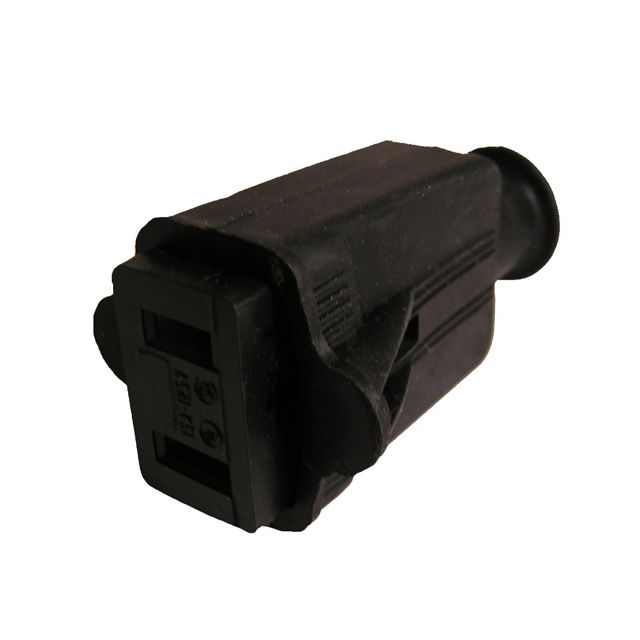 Female Rubber Plug Black SPT-1