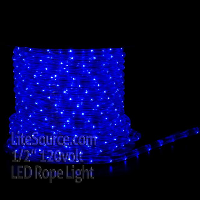 Blue LED Rope Light - 1/2 inch 120v
