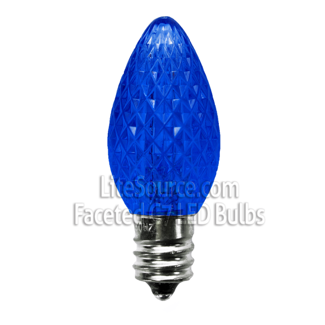 Blue SMD LED Replacement Bulbs C7 Candelabra Style