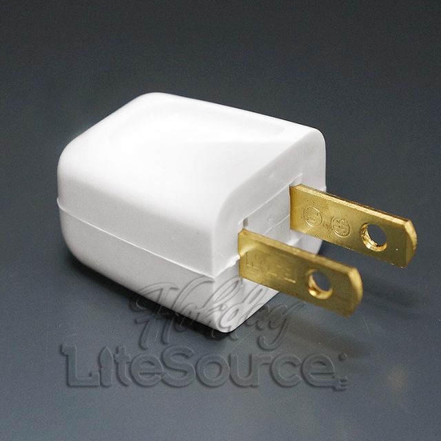 Easy Install Quick Male Plug White SPT-1