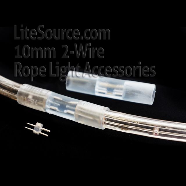 Rope Light Splice Connector 10mm 3/8" 2 - Wire