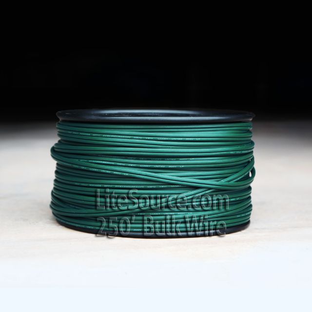 250&#039; Green Bulk Wire; SPT-2 Wire, SPT-2 Zip Cord Green