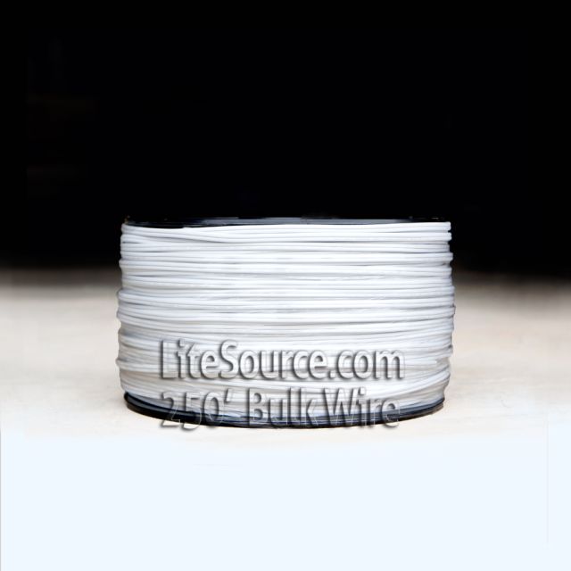 250&#039; White Bulk Wire, SPT-2 Wire, SPT-2 Zip Cord White